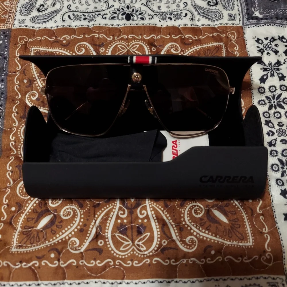 CARRERA 1018S 0J5G Gradient Squared Aviator Sunglasses Unisex 63MM BNWT $220